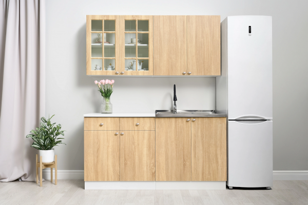 Кухонный гарнитур Техно-1 1,6 м (Миф)