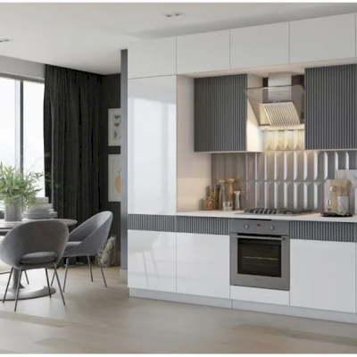 Кухонный гарнитур Оливия NEW 2,4 м (Миф)